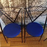 Set of 2 stools and Yamakado side table.