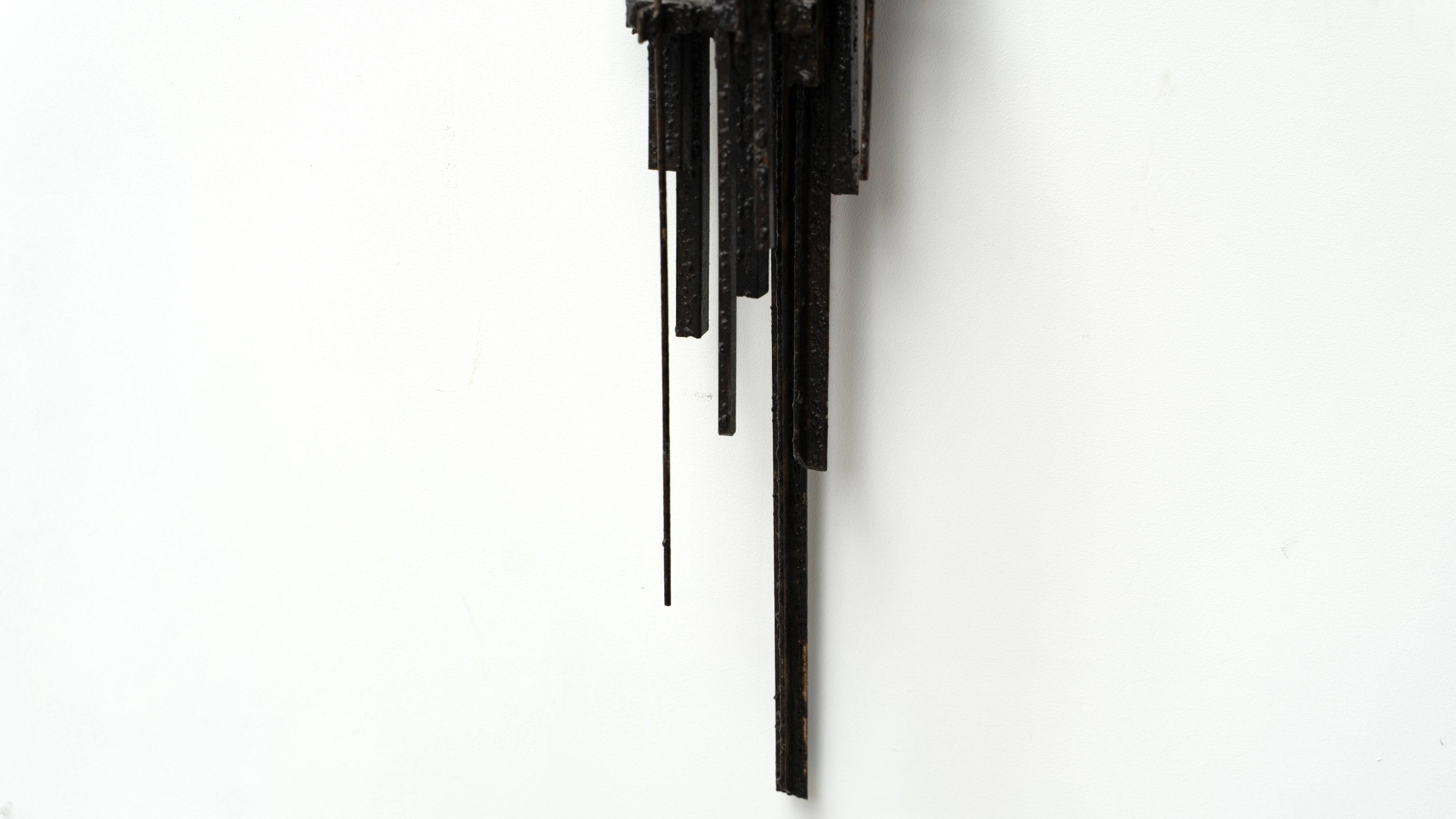 1980's Belgian brutalist wall sculpture