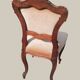 Salon Rocaille / Rococo - 2 fauteuils & 2 chaises - Noyer XIXe