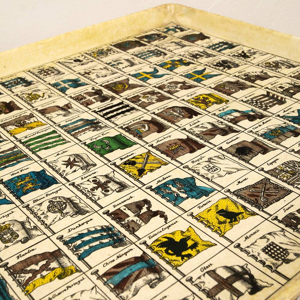 Heraldic tray table by Piero Fornasetti 1950