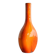 Vintage French Mid Century Bottle Vase in Warm Red Glaze, 1950s
