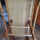 Banc année 50 bois et corde de palmier