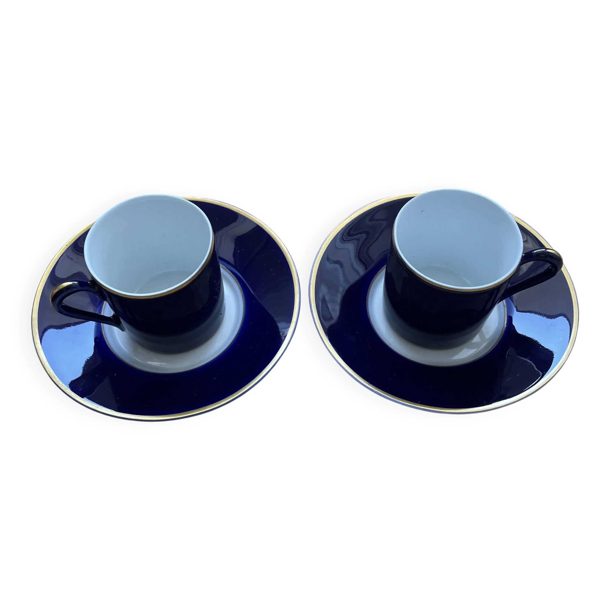 Tasses à café en porcelaine de Limoges