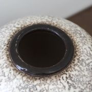 Vase boule céramique émaillée art déco signé
