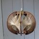 Wooden and rattan suspension