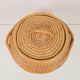 Vintage Rush Snake Charmer Lidded Basket, 1960
