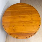 Table Biedermeier extensible en bois de cerisier, sud de l'Allemagne, 1880