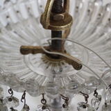 Napoleon III chandelier with crystal pendants, signed Portieux 19th century