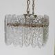 Lustre en cristal "Carl Fagerlund" d'Orrefors, Suède