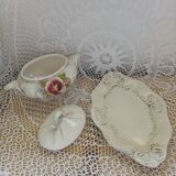 Antique porcelain soup tureen from Naples