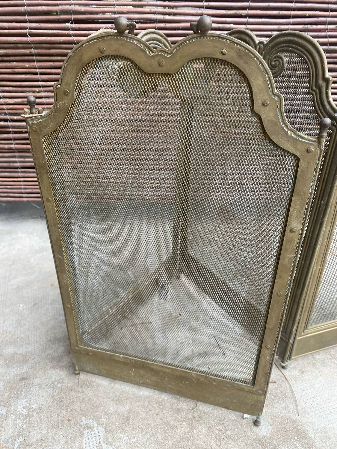 Brass Fire Screen