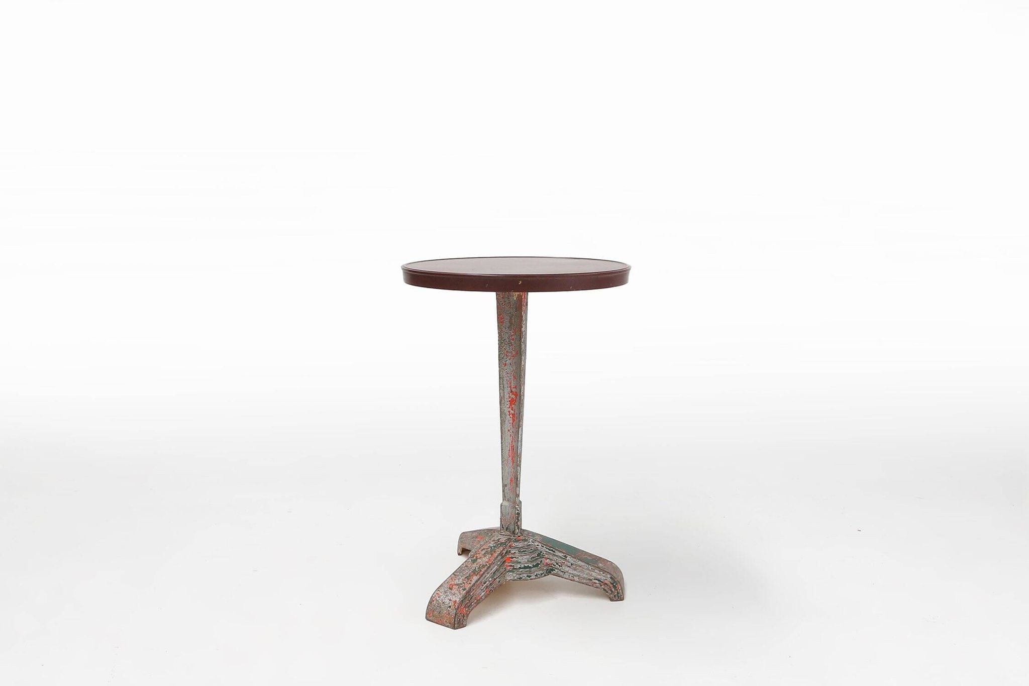 Bistro Table with Bakelite Top by Louis Vuitton for Rex, France, 1930s
