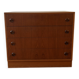 Scandinavian teak chest of drawers, 1960.
