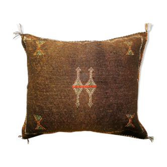 Dark Brown Sabra cushion - Cactus Silk