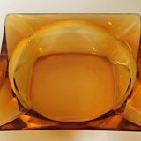 Echotray pocket tray with faceted amber glass
