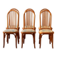 Lot 6 chaises cuisine - Baumann type "bistrot"
