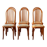 Lot of 6 kitchen chairs - Baumann "bistro" type