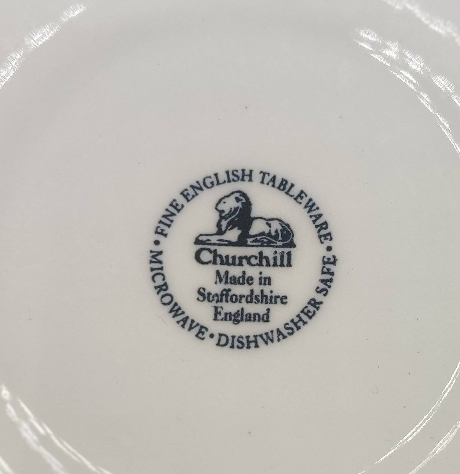 Churchill Staffordshire table service 14 pieces Verdigris model