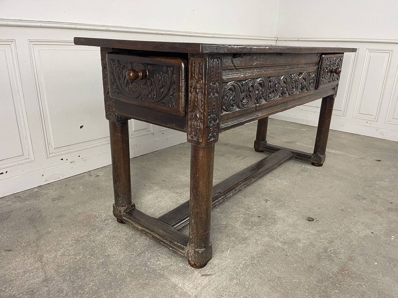 17th century walnut table