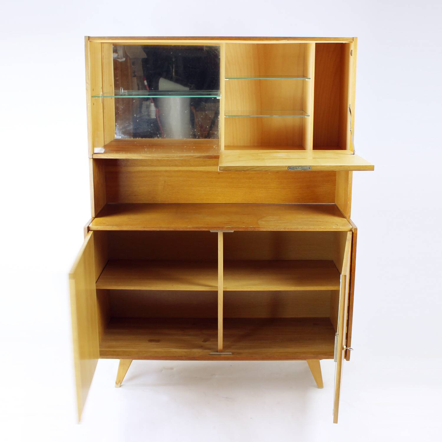 Tall Bar Sideboard U 460 By Jiri Jiroutek For Interier Praha, 1960s