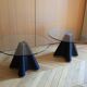 Paire de table d’appoints Trébol par Oscar Tusquets