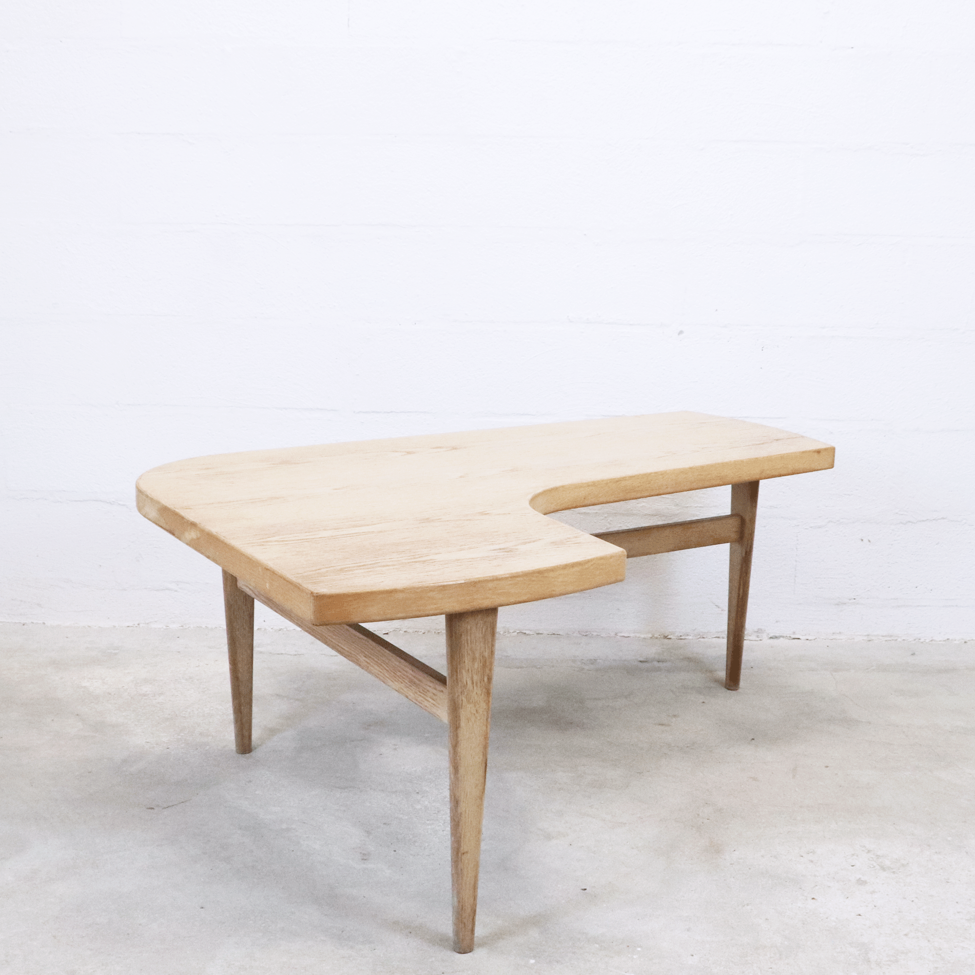Beech coffee table, Sweden, 1990