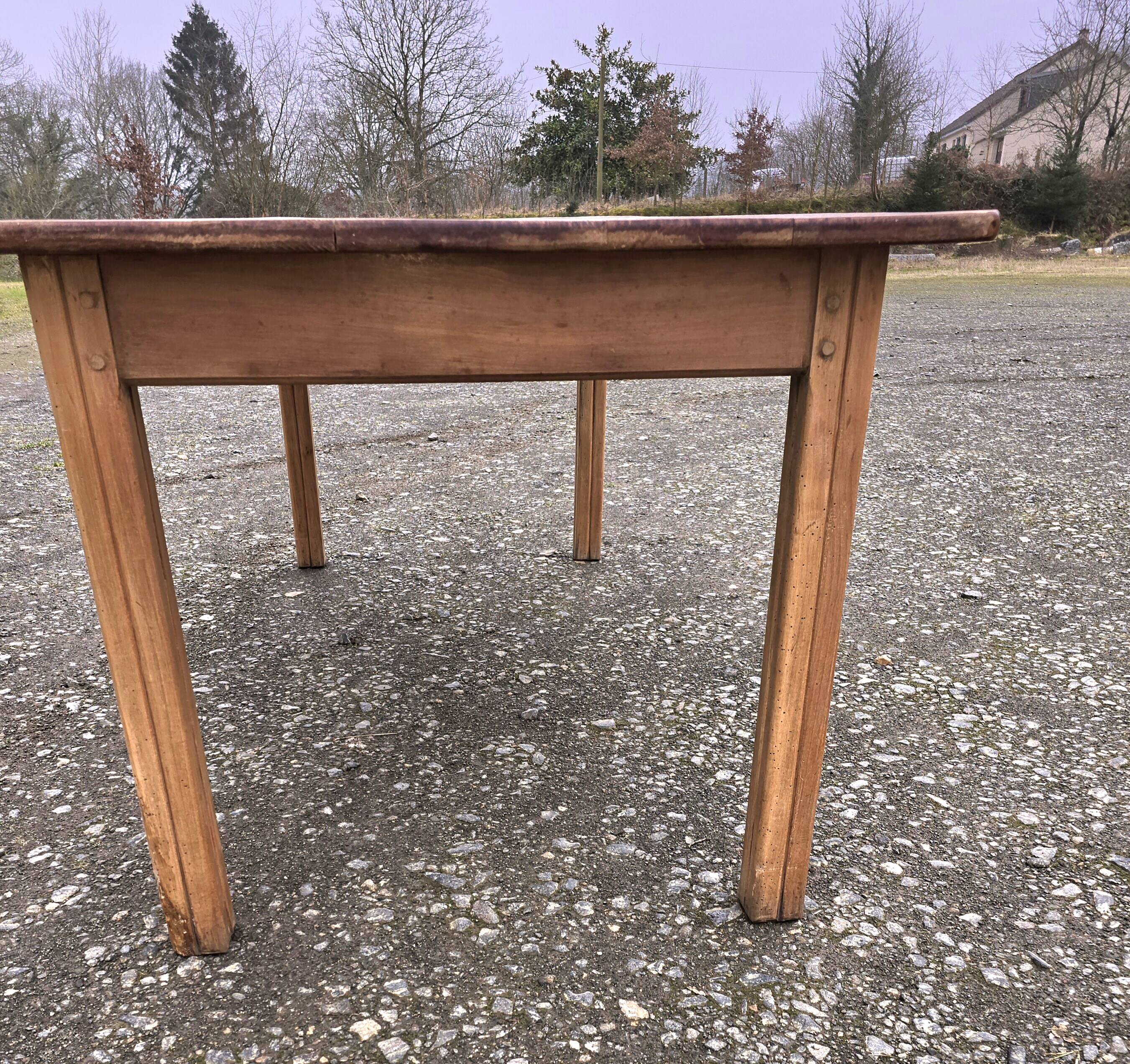 old cherry farmhouse table