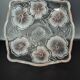 Vintage glass display stand "Pansy Bouquet Pink" — Studio Nova by Mikasa
