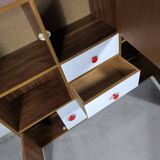 Vintage Scandinavian children's bookcase sideboard