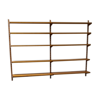 Vintage teak shelving