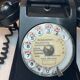 Téléphone à cadran en bakelite noire