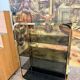 Vintage shelf in brass and smoked glass – Italian work, circa 1970