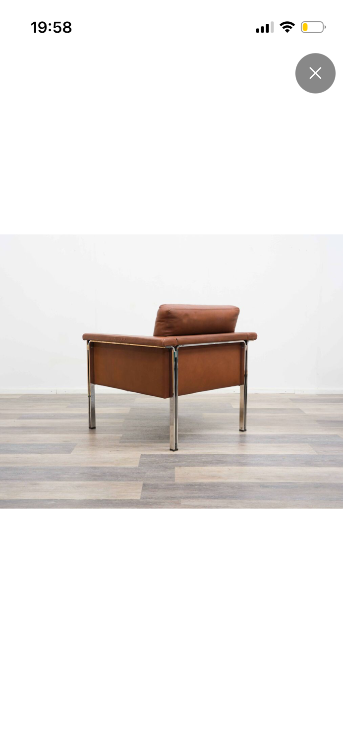 Fauteuil moderne en cuir