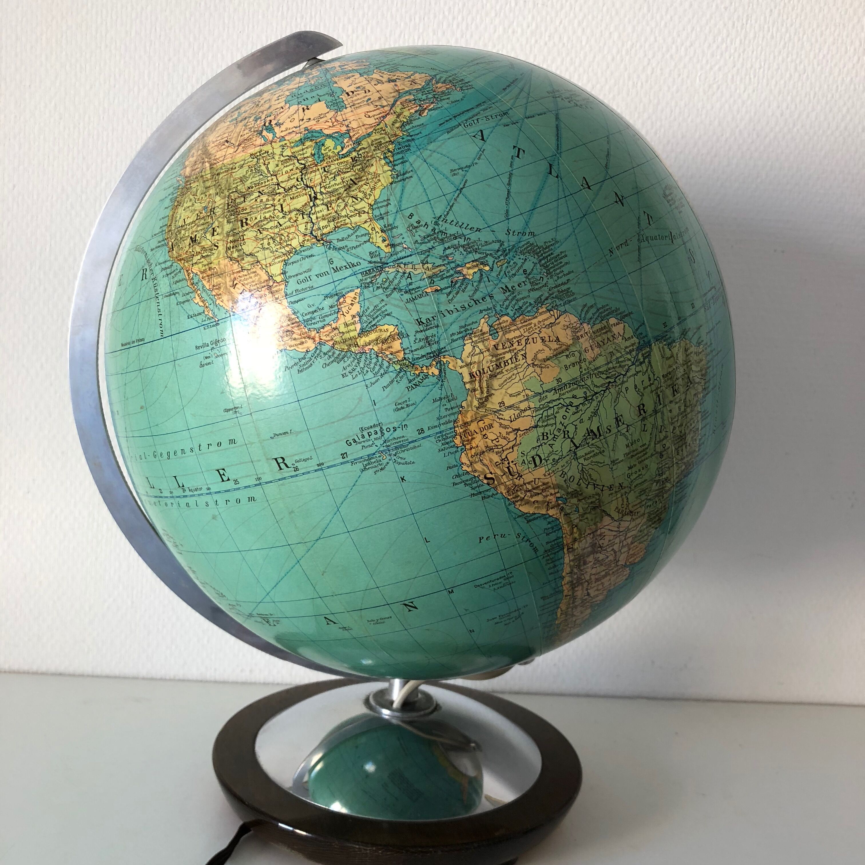 Globe duo 42cm vintage 1966 columbus