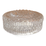 Cast glass ceiling lamp