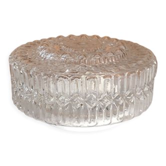 Cast glass ceiling lamp