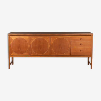 Retro Teak 1960s Mid Century Nathan Circles Sideboard