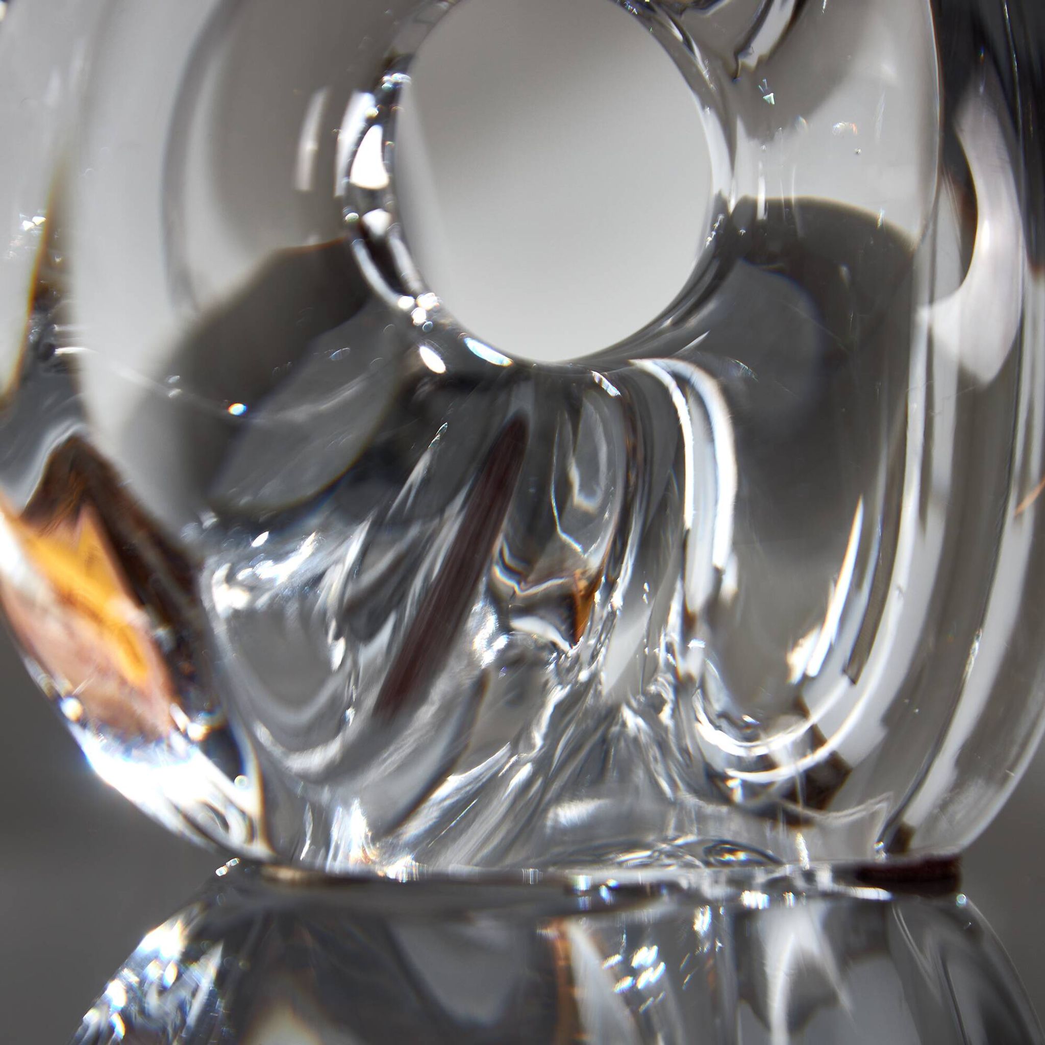 Lampe de table en cristal français par daum (mk10261)
