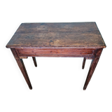 XVIIth century oak table brutalist style