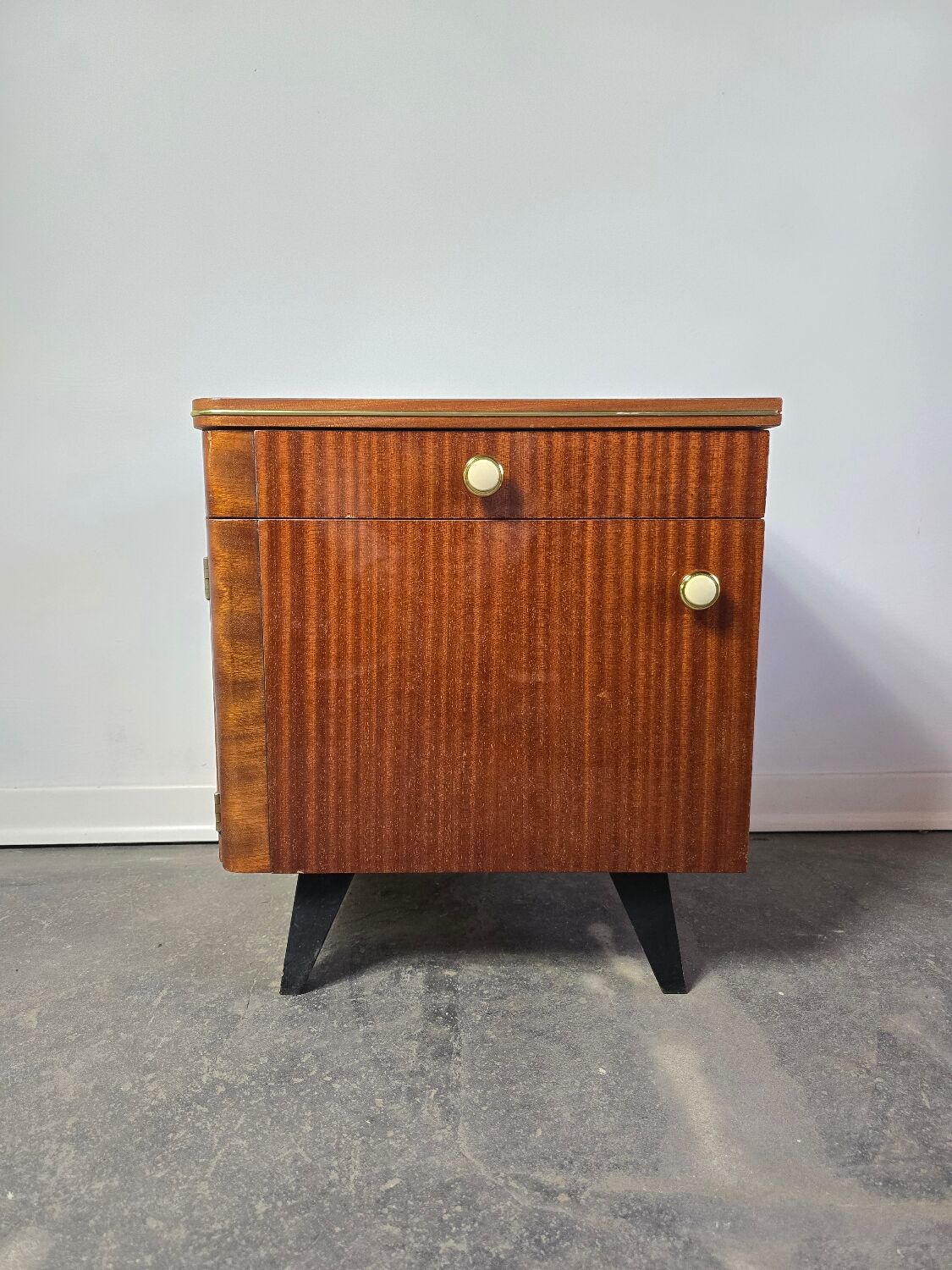 70s Mid Century Nightstand 1 of 2