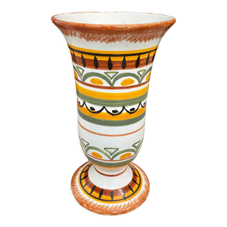 Vase « henriot - quimper », en céramique années 70