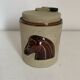 Vintage 1960 Longchamp Suede Horse Sand Cigarette Holder - 11 x 10 cm