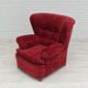 50s, Danish design, refurbished armchair, vintage velour