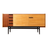 Vintage Mid Century Modern Sideboard by Frantisek Mezulanik, Up Zavody, 196
