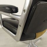 Eames leather lobby chair