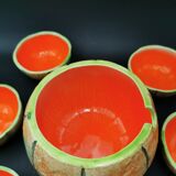 Together dabbling melon fruit salad