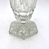 Midcentury Crystal Vase, Poland, 1960