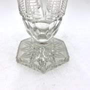Midcentury Crystal Vase, Poland, 1960