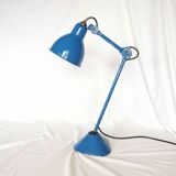RAVEL articulated lamp, model 205 blue, Bernard Albin Gras, Clamart, France, 1932