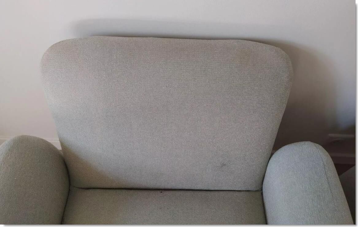 Pair of vintage armchair fabric heaters 70s